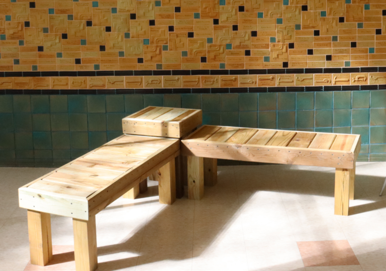 L-Shaped Bench-Style